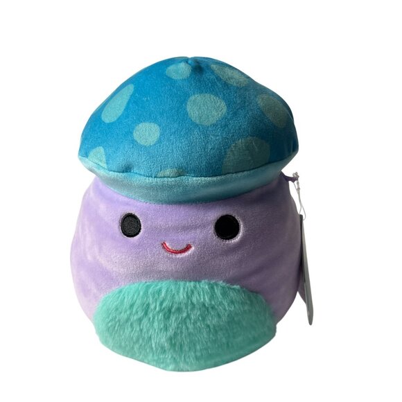 Squishmallows Pyle Plush Mushroom Blue Purple Green Soft Toy Stuffed Animal 8" - Picture 1 of 9